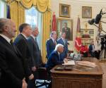 La Casa Blanca subrayó que le correspondía a Pekín dar el primer paso en la negociación. Foto de EFE