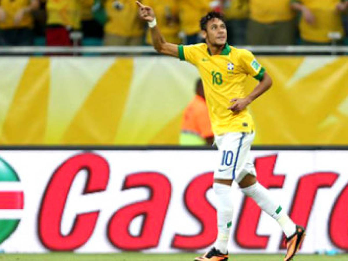 Neymar fichó para Castrol, patrocinador oficial de Copa Mundial FIFA 2014