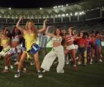 <i>Captura de video cedido por Shakira que muestra a la cantante colombiana en un fragmento del nuevo video de 'Dai Dai', que será la canción oficial del Mundial de Fútbol que se jugará entre junio y julio próximos en Estados Unidos, México y Canadá. EFE/Shakira </i>