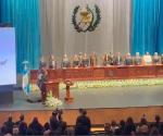 <i>El tribunal informó de que la IX Magistratura ha quedado integrada con el compromiso de ejercer sus funciones con apego a la Constitución Política de Guatemala, garantizando la supremacía constitucional y la protección de los derechos fundamentales. Foto de cortesía</i>