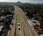 <i>El proyecto consiste en la construcción de una pista de 4,4 kilómetros de longitud que conectará la autopista Masaya en el kilómetro 10,5 con la intersección de la comunidad Las Jaguitas. Foto de cortesía</i>