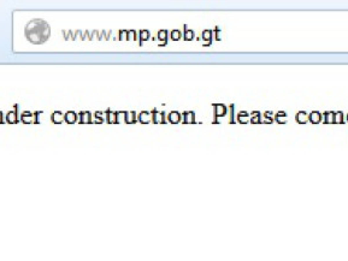 Piratas cibernéticos atacan sitio web de la Fiscalía de Guatemala