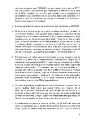 Honduras: Estas son las razones de la renuncia del exjefe MACCIH