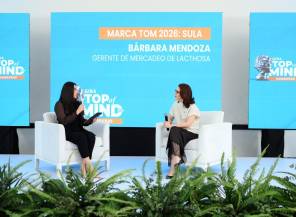 <i>Bárbara Mendoza, gerente de Mercadeo de Lacthosa, fue entrevistad por Astrid Zambrano, editora digital de Diario LA PRENSA. FOTOS YOSEPH AMAYA / DIARIO LA PRENSA</i>