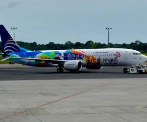 <i>Este avión forma parte de una iniciativa que tiene la intención de dar a conocer los atractivos turísticos del país de una forma distinta. FOTO COPA.</i>