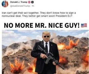 Imagen compartida por el presidente de EE.UU., Donald Trump, en Truth Social. (EFE/ @realdonaldtrump )-