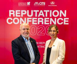 Ángel Alloza (CEO de Corporate Excellence) y Clara Fontán (Directora de Inteligencia y Operaciones en Corporate Excellence). (Foto: Cortesía)