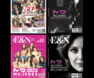 <i>Diez ediciones que con profundidad y consistencia fueron documentando la evolución del liderazgo femenino en la región. (Fotos: E&amp;N)</i>