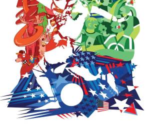 <i>Fotografía cedida por la FIFA que muestra el póster oficial del Mundial de Fútbol 2026. EFE/ FIFA</i>