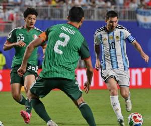 <b>A punto de cumplir 39 años</b> (lo hará el 24 de junio), el ’10’ con su exhibición en el estadio de <b>Kansas City,</b> participó en el sexto mundial de su carrera. (Foto: EFE)