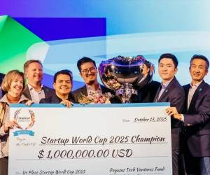 <i>La startup ganadora de la edición nacional representará a Guatemala en la final mundial del Startup World Cup en San Francisco. Foto de cortesía</i>