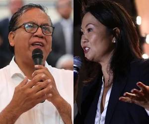 La izquierda representada por Roberto Sánchez (Juntos por el Perú) y la ultraderecha por Keiko Fujimori (Fuerza Popular) definirán este domingo el rumbo de Perú. (Fotos: EFE)