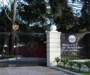 Sede del Ministerio de Relaciones Exteriores de Guatemala. (Foto: AGN archivo).
