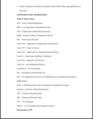 Extienden TPS para Honduras, El Salvador y Nicaragua