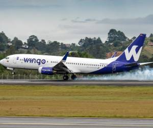 <i>En octubre de 2025, Wingo también habilitó una conexión con la capital colombiana, siendo esta la segunda vez que la aerolínea deposita su confianza en el mercado guatemalteco. Foto de cortesía</i>