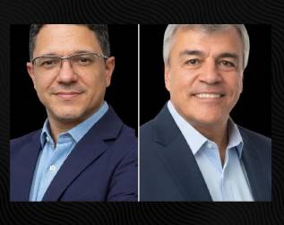 <i>Juan Barahona (Country Manager de Liberty Networks Honduras) y Juan David Correa (Director de Tecnología de la Información y las Comunicaciones (TIC) de Liberty Networks). (Fotos: Cortesía)</i>