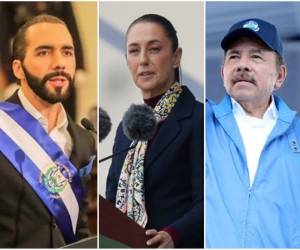 <i>Bukele lidera el ranking con una aprobación del 72,6 %; Sheinbaum logra una aprobación del 68,5 %; y Ortega alcanza un índice de apoyo del 62,1 %. Foto de EFE</i>