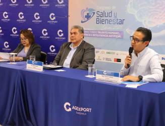 <i>AGEXPORT anunció la realización del Congreso de Salud y Bienestar 2025, que se llevará a cabo el 16 de octubre en el Auditorio Fanny D. Estrada, con el que se pretende analizar los avances del sector y promover nuevas oportunidades de inversión. FOTO CORTESÍA / E&amp;N</i>