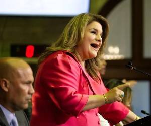 Nunca he creído que ser profundamente puertorriqueña y sentir orgullo de la ciudadanía americana sean sentimientos incompatibles, afirmó la goberandora de Puerto Rio. (Foto: EFE)
