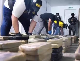 <i>Panamá decomisó 129 toneladas de drogas y 47,8 toneladas de precursores químicos en el 2025, según estadísticas del Ministerio Público. Foto de cortesía</i>