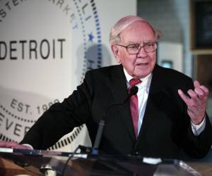 <i>Warren Buffett, Chairman and CEO of Berkshire Hathaway FOTO Bill Pugliano/Getty Images/AFP</i>
