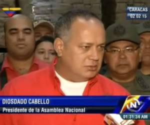 Diosdado Cabello, acusado por un ex custodio presidencial de ser jefe del cartel del narcotrafico Los Soles, encabezó la ocupación de la cadena de supermercados propiedad de Polar. (Foto: Youtube)