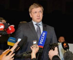 El presidente de la compañía gasística Naftogaz, Andriy Kobolev. (Foto: AFP)