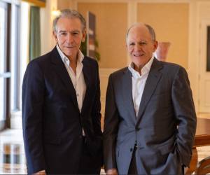 <i>Felipe Bosch Gutiérrez, Presidente Chairman de CMI Capital y Juan José Gutiérrez, Presidente Chairman de CMI Alimentos. FOTO CORTESÍA / E&amp;N</i>