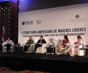 El evento ha sido realizado por el Centro de Liderazgo Colaborativo y de la Mujer (CLCM) de INCAE, y Voces Vitales Costa Rica. (Foto: Incae).