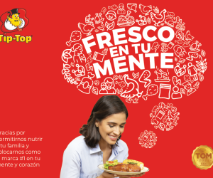 Por más de 60 años, Pollo Tip-Top se ha caracterizado por ser una marca cercana a los consumidores y clientes.