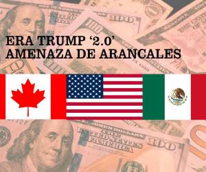 <i>'Pondré el arancel del 25 % a Canadá y, por separado, del 25 % a México. Realmente tendremos que hacerlo, porque tenemos déficits muy grandes con esos países', apuntó este jueves. FOTO E&amp;N</i>