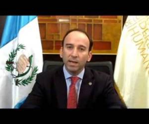 Procurador de los Derechos Humanos de Guatemala, Jorge De León Duque. (Fuente: Youtube)