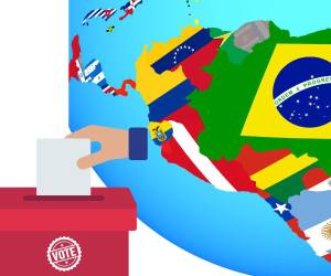 <i>En diciembre de 2025, el mapa político de América Latina refleja que nueve países están dirigidos por gobiernos de izquierda frente a siete que son de tendencia conservadora, sin contar los tres anteriores. FOTO E&amp;N</i>