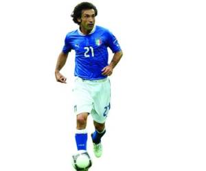 Andrea Pirlo es un monumento al fútbol. De su talento dependerán buena parte de las opciones de Italia de llegar lo más lejos posible en Brasil.
