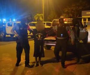 El sujeto fue detenido en la colonia Fiallos para luego ser trasladado a la estación policial.