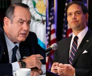 Presidente de Guatemala y senador Marco Rubio conversan de migración