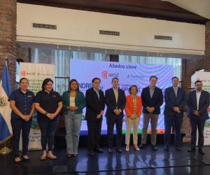 <i>En este esfuerzo, se cuenta con aliados claves para su implementación, entre ellos: Autoridad Nacional de Residuos Sólidos (ANDRES), la Oficina de Planificación del Área Metropolitana de San Salvador (OPAMSS), Fundación AVINA, Latitud R, Productos Alimenticios DIANA, Carvajal Empaques, entre otros. Foto de cortesía</i>