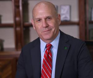 Jeff Cohen, rector de la Universidad Zamorano. Crédito: Héctor Hernández.