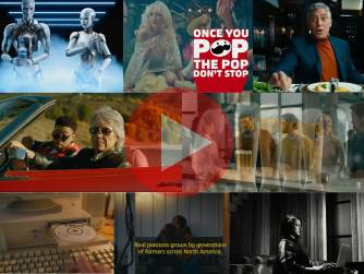 <i>Los protagonistas fueron varios entre ellos la Inteligencia Artificial, como nunca antes, el actor Ben Affleck, la actriz Jennifer Anniston, así como los Backstreet Boys, el Oso de Coca-Cola y otros más. FOTO E&amp;N / CAPTURAS DE PANTALLA DE LOS ANUNCIOS.</i>