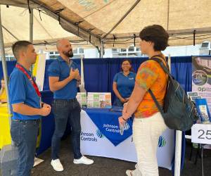 <i>La multinacional Johnson Controls participó en la Feria de Empleo Talent Costa Rica 2026. Foto de cortesía</i>