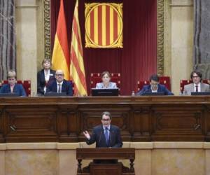 Los independentistas solo obtuvieron un 48% de los sufragios de las elecciones, presentadas como un plebiscito sobre la secesión ante la oposición del gobierno español a conceder un referéndum en esta región española. (Foto: AFP).