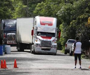 <i>Los conductores de carga pesada han anunciado tomas como presión para que deroguen la visa. FOTO elheraldo.hn</i>