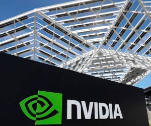 Se coloca un cartel en la sede de Nvidia el 25 de mayo de 2022 en Santa Clara, California. El fabricante de semiconductores Nvidia informará hoy sus resultados del primer trimestre después de la campana de cierre. FOTO JUSTIN SULLIVAN / GETTY IMAGES NORTEAMÉRICA