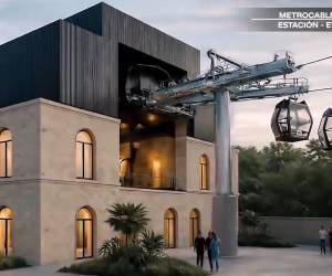 <i>El teleférico contará con 150 góndolas cada una con una capacidad de 10 personas sentadas. FOTO RENDER DE LA OBRA / </i>