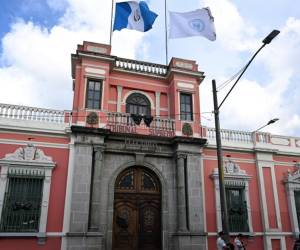 <i>Sede del Tribunal Supremo Electoral de Guatemala. FOTO AFP</i>