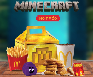 Los fans podrán cruzar el portal de McDonald 's con este menú especial de edición limitada, que incluye una opción para adultos con McNuggets y la nueva salsa Nether Flame. Foto cortesía