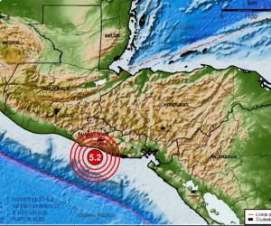 <i>El epicentro fue registrado frente a la costa de La Libertad. FOTO MARN</i>