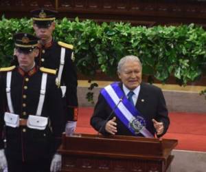 Salvador Sánchez Cerén es el segundo presidente del izquierdista FMLN.