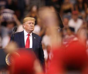 SUNRISE, FLORIDA - NOVEMBER 26: U.S. President Donald Trump speaks during a homecoming campaign rally at the BB&T Center on November 26, 2019 in Sunrise, Florida. President Trump continues to campaign for re-election in the 2020 presidential race. Joe Raedle/Getty Images/AFP