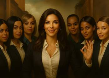 <i>En 2025, E&amp;N destaca el liderazgo de centroamericanas que dirigen el poder financiero de la región: las Desafiantes Financieras. En esta edición: diez destacadas mujeres del dinero que se desarrollan en áreas diversas: banqueras, financieras corporativas, líderes fintech, sector cooperativo y otros comparten sus experiencias y desarrollo. FOTO LEONARDO.AI</i>